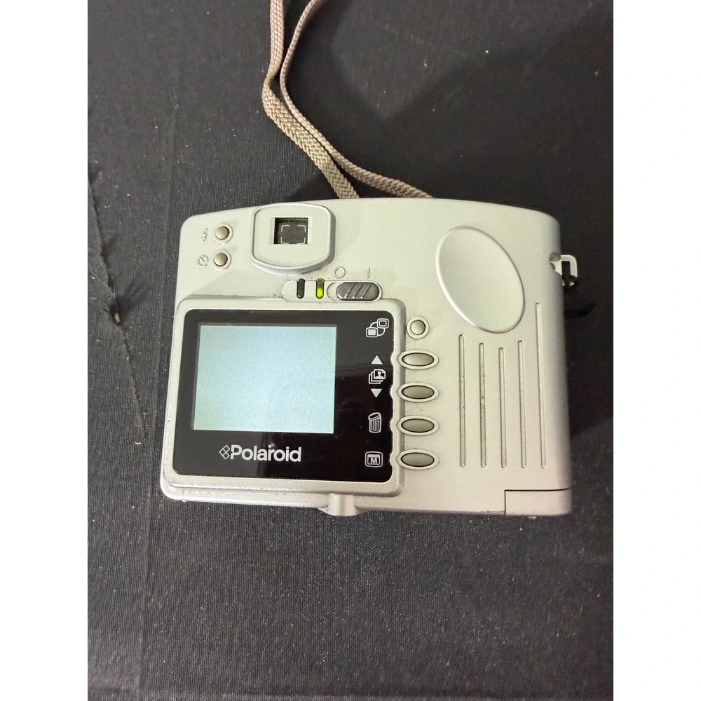 Polaroid PhotoMax FUN FLASH Digital Camera Silver GOOD Y2K Vintage Digicam